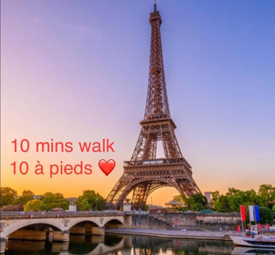 Studio 10 Mins Walk Eiffel Tower, Paris 16 Exterior photo